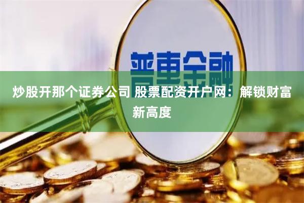 炒股开那个证券公司 股票配资开户网：解锁财富新高度